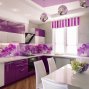 Фиолетовая кухня: грамотное использование цвета в интерьере