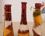 Декоративные бутылки для кухни: как сделать и что использовать