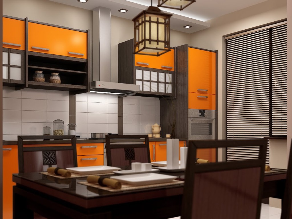 Кухня в японском стиле - дизайн и интерьер своими руками