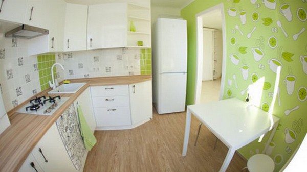 Дизайн кухни зеленого цвета (54 фото)